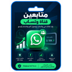 متابعين قناة وتساب